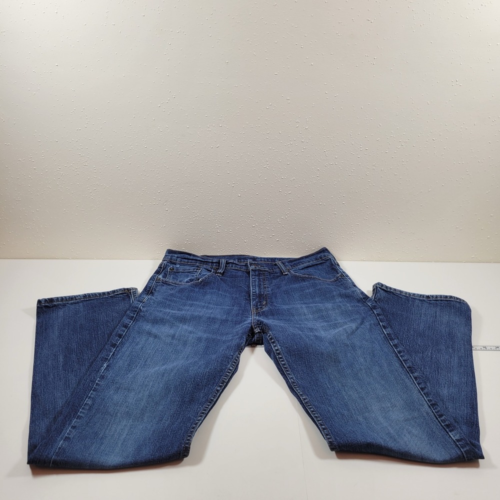Levi's 559 Relaxed Straight Jeans Mens‎ 34x34 Blue Excellent Dark Wash Denim